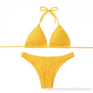 Yellow Bikini [2018 Summer Swimsuit Edition] for Women Teens Small US 2-4 B07CS97YJ1